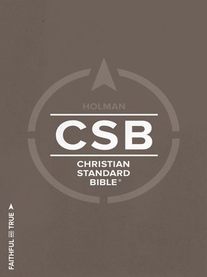 cover image of CSB Holy Bible